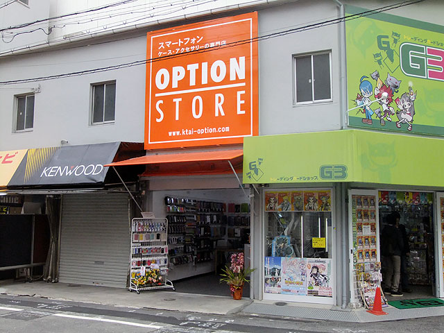 日本橋4丁目にスマホ用アクセサリ専門店「OPTION STORE」がオープン
